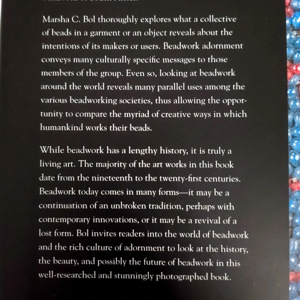 The Art & Tradition of Beadwork Crafting & Culture Hardcover Coffee Table Book